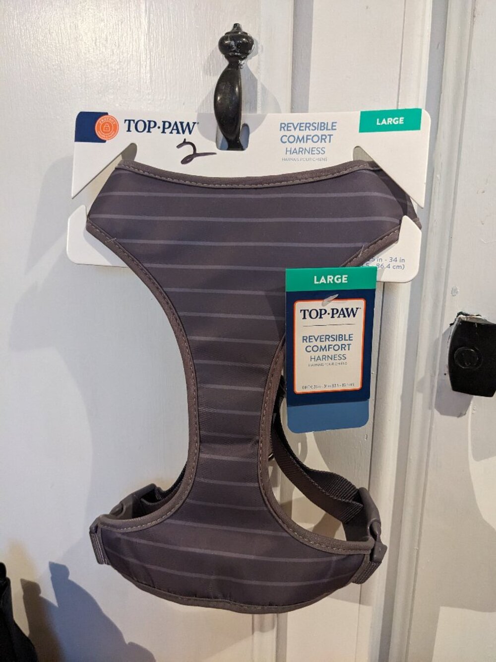 Top Paw NWT Reversible Comfort Harness Sz L